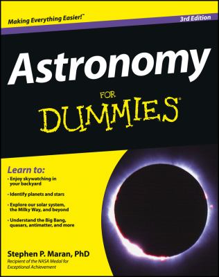 "Astronomy for dummies" book cover